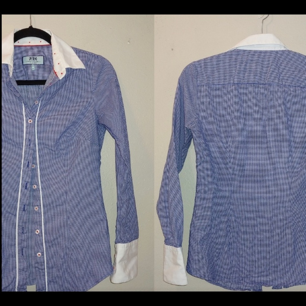 SOLD!!Women's Hawes & Curtis Fitted Button Up - Picture 3 of 8